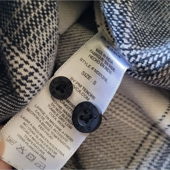 RVCA Plaid Button Up Flannel Regular Fit 100% cotton Small - Picture 2 of 8